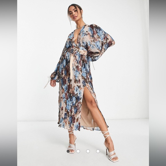 ASOS DESIGN embellished midi dress - Picture 1 of 4